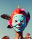 Placeholder: Happy mask Portrait, Wes Anderson photographer, Ultra realistic carnival garden night scene, wide angle view :: carnival woman and sweet inflatable monsters, carnival dress style, feather color, free jumping, soft color, highly detailed, unreal engine 5, ray tracing, RTX, lumen lighting, ultra detail, volumetric lighting, 3d, finely drawn, high definition.