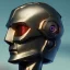 Placeholder: Robot cute profile head portrait, warrior costume, village, meditation, 8k quality