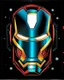 Placeholder: An Iron man cosmic mask representing the balance of light and darkness A cosmic clock ticking away the eons