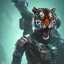 Placeholder: cyber punk tiger