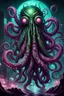 Placeholder: Cyberpunk, Yog-Sothoth, Lovecraftian tentacle monster, horror