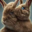 Placeholder: Epic photo of an Evil humanoid rabbit, hyper realistic