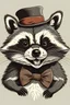 Placeholder: racoon jew with smile & bow tie