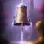 Placeholder: romantic fantasy spray painting, church bell