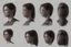 Placeholder: Female stylized character sheet for 3d modeling normal anatomy correct proportion Full front view side view and back anatomy .art station 8k fair skin