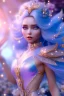 Placeholder: woman glitter blue fairy in a galactic ambiance, long blue hair, detailed gorgeous smile, delicate colors in the foreground, full of details, smooth, light effect，vaporwave colorful, smooth, extremely sharp detail, finely tuned detail, ultra high definition, 8 k, unreal engine 5, ultra sharp