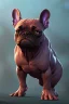 Placeholder: alien french bulldog musculature hulk body HD strong french bulldog hulk marvels Warcraft 64k