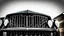 Placeholder: Photograph of a the front grill of a gorgeous, expensive, oldschool black muscle car with a big, black front grill, realistic, stylish, taken up close, symmetrical