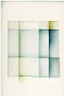 Placeholder: Abstract watercolor in the style of Agnes martin. Sketchy pencil outlines