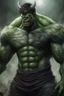 Placeholder: Realistic demon hulk