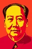 Placeholder: pop art pixels 1000 images warhol style x chairman mao ze dong portrait