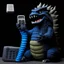 Placeholder: Godzilla kawaii calling phone using a nokia