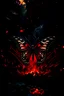 Placeholder: Butterfly, calm, smoke, light, by Mysteria, made by Mystria, remixing, trending, magical, red and black, bio luminence, intricate, wood, moonlight