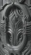 Placeholder: optical illusion 3D, monochrome, bas-relief 3D effect, photorealistic , in the style of H.R.Giger, , symmetric, high contrast, side light , modern, stylish, futuristic, surreal, intricated details, high resolution, octane render , unreal engine 5