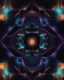 Placeholder: futuristic cyberpunk, abstract geometric patterns, neon colors, symmetrical design, intricate and complex, digital art, glowing accents, dark background, vibrant contrast, surreal atmosphere