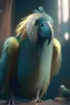 Placeholder: parakeet mare whale baboon waterbuck ,volumetric, warm indoor lighting, artstation, detailed, digital painting, cinematic, character design by hayao miyazaki, unreal 5, daz, hyperrealistic, octane renderer, arnold renderer, 8k, matte