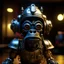 Placeholder: viking goblin horror man robot chat bot birthday, motion blur, 8k, downlight, soft light, depth of field, photorealism, trending on art station, lotsa detail