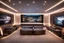 Placeholder: dedicated home cinema room with LED ambient lighting in the walls make sure the room is completely symmetrical