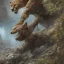 Placeholder: a highly detailed illustration of cougar in battle armor, blue and white, background of Inka jungle, realistic render, 8 k, micro detail, intricate, elegant, centered, digital painting, Artstation, smooth, sharp focus, illustration, artgerm, tomasz alen kopera, peter mohrbacher, donato giancola, joseph christian leyendecker, wlop, boris vallejo