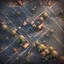 Placeholder: road stylized top down
