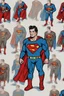 Placeholder: Men's fashion runway Superman's emblem design template, drawing, floor length, front and back Negative prompt Photograph, blurry, abstract, disfigured, deformed, animated, toy, figure, framed, 3d, hands, nude, 3d, disfigured, bad art, deformed, poorly drawn, extra limbs, close up, weird colors, blurry, watermark