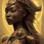 Placeholder: Portrait of Pikachu, sango fantasy, fantasy magic, intricate, sharp focus, illustration, lot's of grain on the skin, tribal tatoos,highly detailed, digital painting, concept art, masterpiece head sexy lady body black African beauty space lady black one head African afro sun, high key lighting, volumetric light high details psychedelic background, cyborg