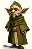 Placeholder: Krynt Umbermoor is a Deep Male Gnome, he is 415 years old, and works as a Doctor. he is Underweight and Short for a Gnome, standing at 3'3". he has Olive coloured Skin. he is Bald. he is wearing Brown Refined Noble Robes, over which he is wearing a Cloth Cloak. In addition, he is adorned with a Counterfeit Necklace.