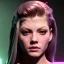 Placeholder: Actress, young Katheryn Winnick, android woman, blade runner style, little dron fly, neon ambient, gradient, clean skin, circuits, leather coat, cyber punk, neon, army, tubes, blood, portrait, studio photo, unreal engine 5, smooth color, 16 bit, god lights, ray tracing, RTX, lumen lighting, ultra deatail, volumetric lighting, 3d, finely drawn, hd.