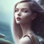 Placeholder: Insanely beautiful girl, beautiful face, sunny, relaxing, sea, trees, glossy, real details, hyper ultra photo realistic, washboardpunk, fantasy art, glowing landscape, 8k