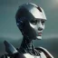 Placeholder: Robot cute neck head portrait, warrior costume, village, meditation, 8k quality