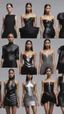 Placeholder: disposable photography of fashion models wearing 3d printed dress, futuristic, 8k, photo realism, --ar 3:4