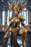 Placeholder: cyber robot woman ((masterpiece)), (beauty:1.3), iconic asp headpiece, UHD, 64K, hyperrealistic, vivid colors, , 8K resolution, throne room background with hieroglyphics, HDR depth, ultra detail, commanding regal aura, real photo