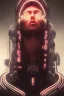 Placeholder: cyberpunk, head, men, portrai, tron