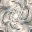 Placeholder: Mesmerizing abstract 3d visual, recursive structure of flowing translucent shapes, centered, soft aesthetic, positive space.