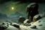 Placeholder: night, rocks, mountains, epic, charles leickert impressionism paintings