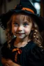 Placeholder: cute young girl in cute halloween costume, 12