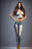 Placeholder: full body long shot of a beautiful woman beautiful women, perfect face, perfect eyes, ultra-realistic, details, standing show pose frame full body