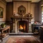 Placeholder: Fireplace in a country house