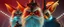 Placeholder: volume fog light, hyper real close up on fluffy beard faces of rock ant cricket duck priest gremlin man general with hi tech transcendent lazer plasma blaster arsenal from hell, guarding bridge up to space saucer neon plastic transparent