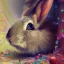 Placeholder: girl rabbit, aboriginal, dot painting, indiginous, dot, mud, dream-time, abstract, dots, natural pigment, extremely sharp detail, finely tuned detail, ultra high definition, 8 k, unreal engine 5, ultra sharp focus