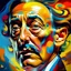 Placeholder: Colorful art 3d salvatore dali art pintred
