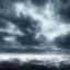 Placeholder: above the clouds, darksky, stormy weather, rain , realistic, 8k