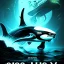 Placeholder: Orca and Cthulhu on a movie poster