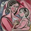 Placeholder: piccasso Neoclassicism pink woman and child