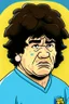 Placeholder: Diego Maradona cartoon 2d