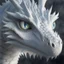 Placeholder: A white dragon with pleasant eyes