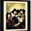 Placeholder: Retrato de Los 3 mosqueteros al estilo Rembrandt