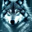 Placeholder: wolf, water, forest, blue, masterpiece, expert, 8K, hyperrealism, sharp focus, cinematic lighting