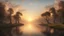 Placeholder: Style Albert Bierstadt, sunrise, relaxation, luxury, dream world, calm beauty, symmetry, fantasy world, magic, beautiful composition, exquisite detail, 135mm lens