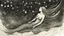 Placeholder: "An ethereal ink drawing of a mermaid swimming in a sea of stars, with delicate strokes and a magical aura."